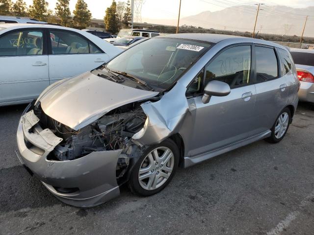 JHMGD38687S050252 - 2007 HONDA FIT S SILVER photo 1