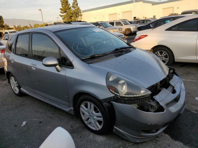 JHMGD38687S050252 - 2007 HONDA FIT S SILVER photo 4