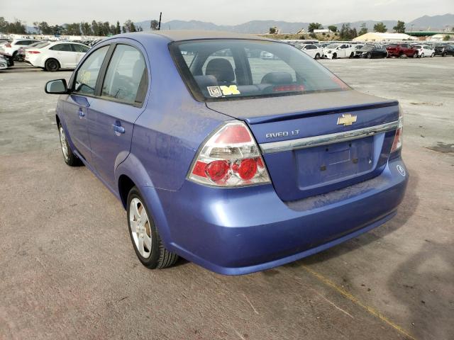 KL1TD56E99B619674 - 2009 CHEVROLET AVEO LS 紫色 照片 2