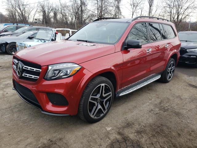 4JGDF7DE2JB009749 - 2018 MERCEDES-BENZ GLS 550 4M RED photo 1