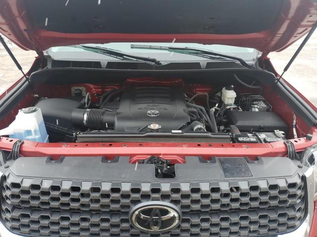 5TFDY5F1XMX021913 - 2021 TOYOTA TUNDRA CRE RED photo 11