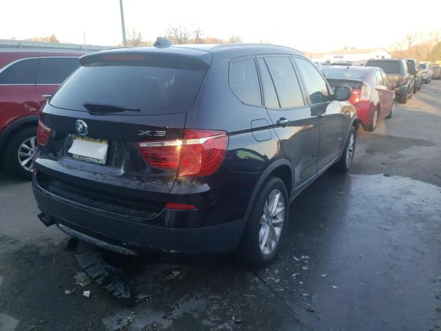 5UXWX9C55D0A12587 - 2013 BMW X3 XDRIVE2 BLACK photo 3