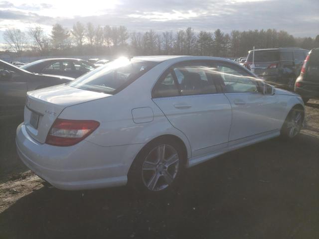 WDDGF8BB2BR137827 - 2011 MERCEDES-BENZ C 300 4MAT WHITE photo 3