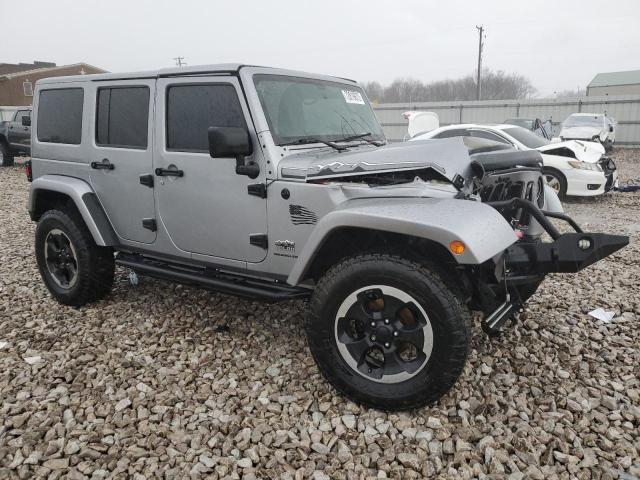 1C4HJWEG3EL154197 - 2014 JEEP WRANGLER U GRAY photo 4