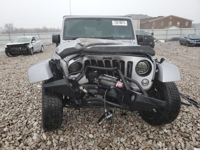 1C4HJWEG3EL154197 - 2014 JEEP WRANGLER U GRAY photo 5