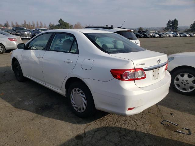 2T1BU4EE1BC546761 - 2011 TOYOTA CARROLLA WHITE photo 2