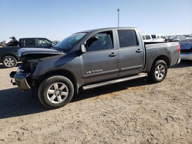 1N6BA0EK0AN305211 - 2010 NISSAN TITAN GRAY photo 1