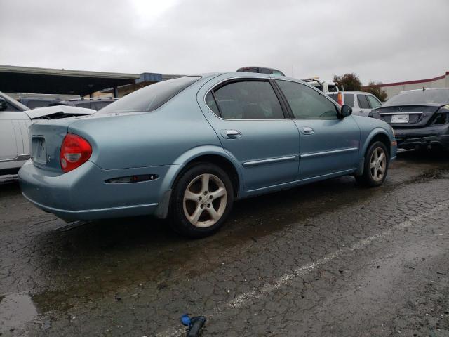 JN1CA31D4YT558654 - 2000 NISSAN MAXIMA GLE BLUE photo 3