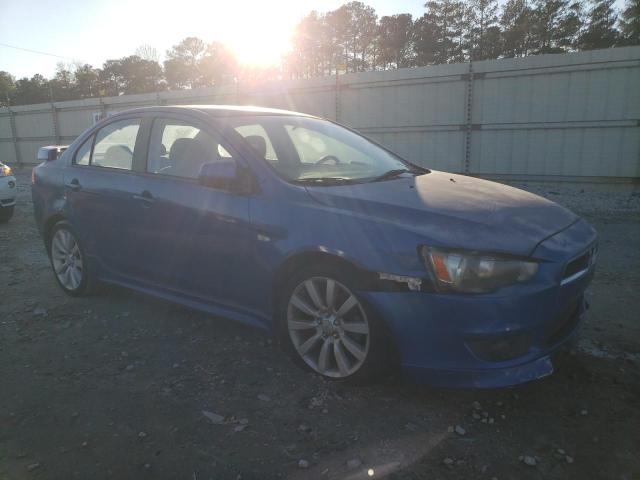 JA3AU86W59U007632 - 2009 MITSUBISHI LANCER GTS BLUE photo 4