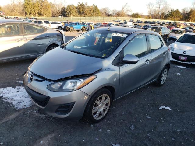 JM1DE1KY9E0180212 - 2014 MAZDA MAZDA2 SPO GRAY photo 1