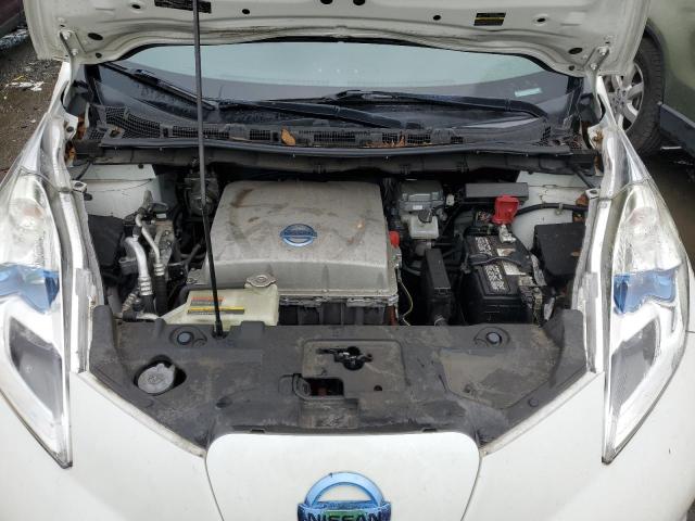 1N4AZ0CP0DC401691 - 2013 NISSAN LEAF WHITE photo 11