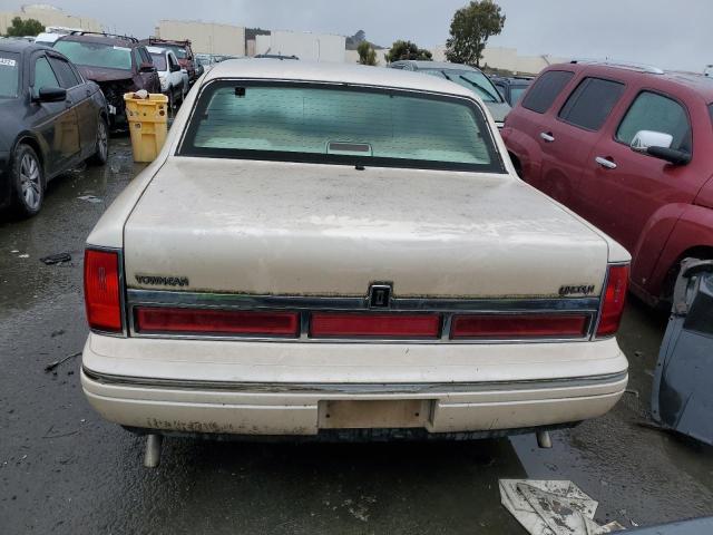 1LNLM83W6SY714165 - 1995 LINCOLN TOWN CAR C CREAM photo 6