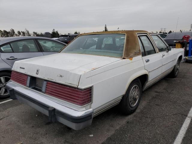 1MEBP95F9FZ626851 - 1985 MERCURY GRAND MARQ WHITE photo 3