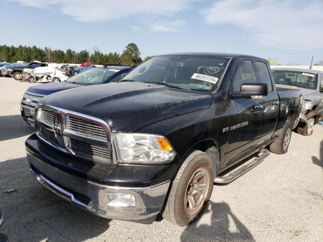 1C6RD6GT7CS334329 - 2012 DODGE RAM 1500 S BLACK photo 1