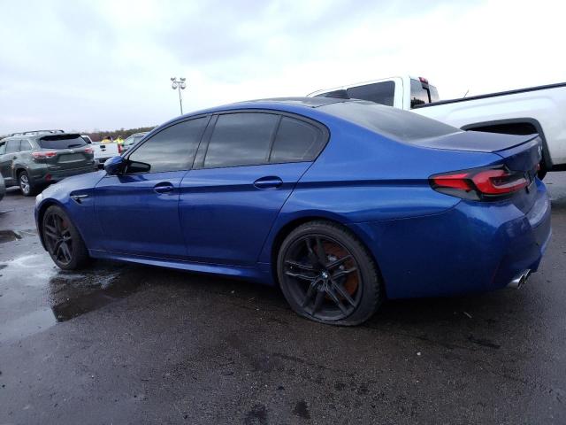 WBS83CH03MCG05985 - 2021 BMW M5 BLUE photo 2