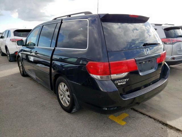 5FNRL38758B029718 - 2008 HONDA ODYSSEY EX BLACK photo 3