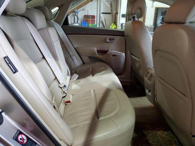 KMHFC46F97A231533 - 2007 HYUNDAI AZERA SE BEIGE photo 10