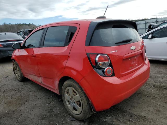 1G1JB6SH9F4185910 - 2015 CHEVROLET SONIC LS 红色 照片 2