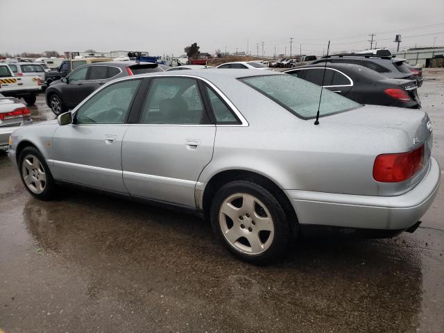 WAUBG34D1XN000490 - 1999 AUDI A8 QUATTRO SILVER photo 2