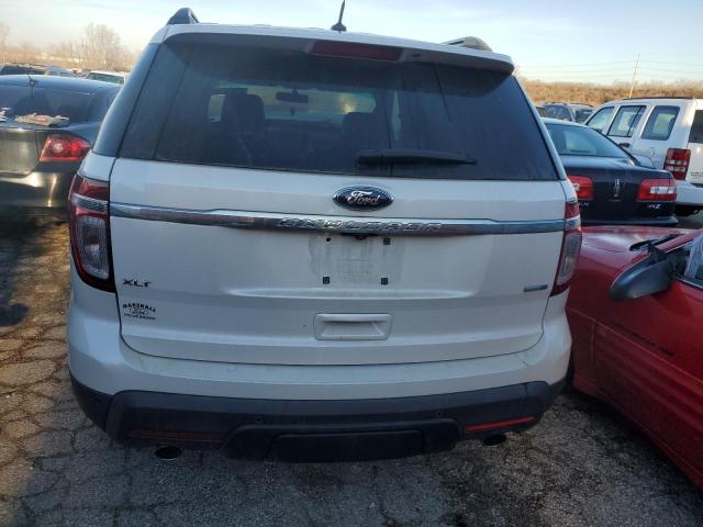 1FM5K8D84EGC35512 - 2014 FORD EXPLORER X WHITE photo 6