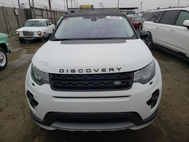 SALCR2RX0JH723258 - 2018 LAND ROVER DISCOVERY WHITE photo 5