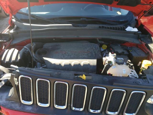 ZACCJAAB8HPF61262 - 2017 JEEP RENEGADE S წითელი ფოტო 12