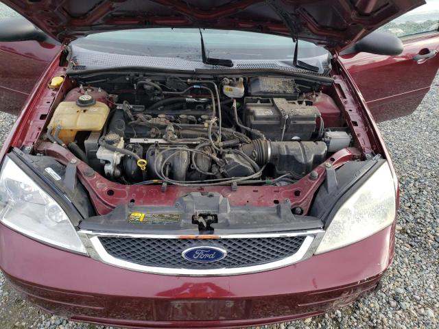 1FAFP34N07W308229 - 2007 FORD FOCUS BURGUNDY photo 11