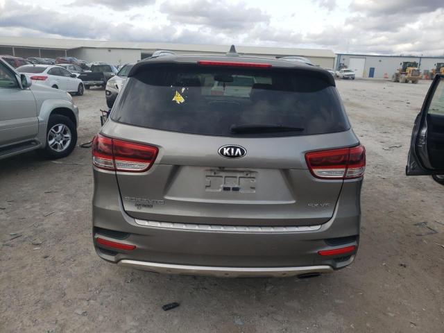 5XYPKDA54GG031671 - 2016 KIA SORENTO SX GRAY photo 6