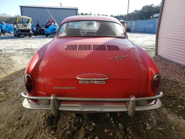 148935811 - 1968 VOLKSWAGEN KARMANNGHI RED photo 6