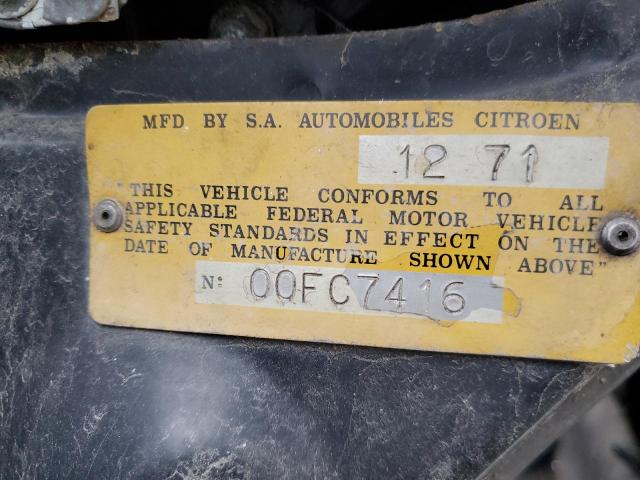 00FC7416 - 1972 CITR DS21 SILVER photo 12