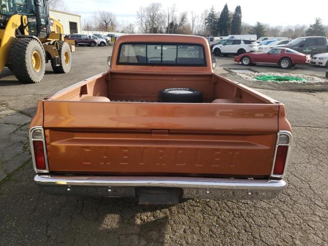 CE141Z634284 - 1971 CHEVROLET C10 ORANGE photo 6