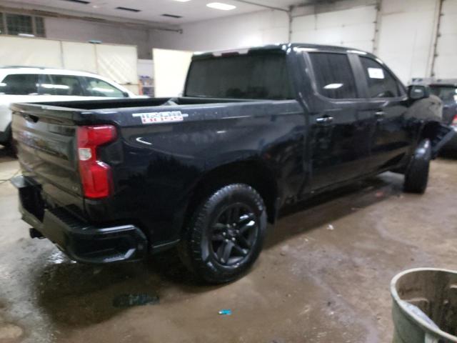 1GCPYFED7KZ118289 - 2019 CHEVROLET SILVERADO BLACK photo 3