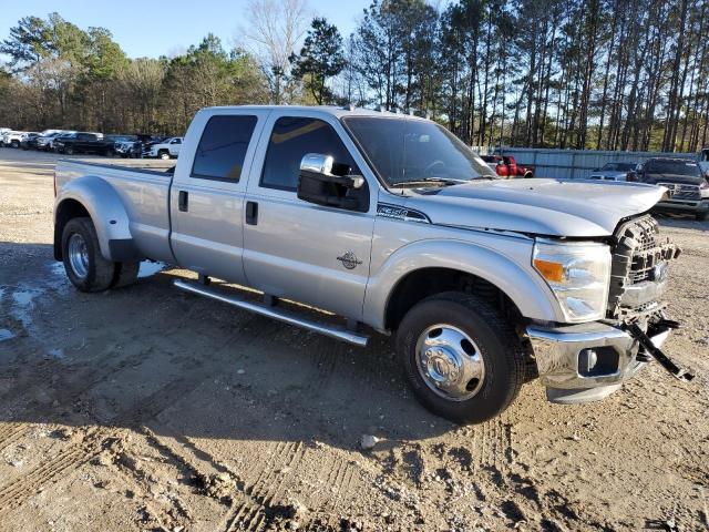 1FT8W3CT6EEB85884 - 2014 FORD F350 SUPER SILVER photo 4