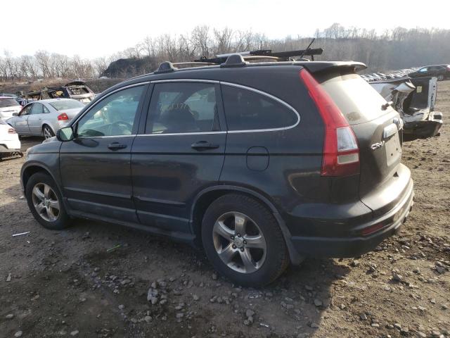 5J6RE4H78AL007211 - 2010 HONDA CR-V EXL BLACK photo 2