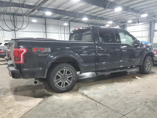 1FTFW1EFXFFA06907 - 2015 FORD F150 SUPER BLACK photo 3