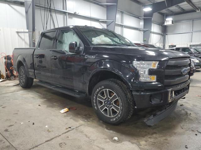 1FTFW1EFXFFA06907 - 2015 FORD F150 SUPER BLACK photo 4