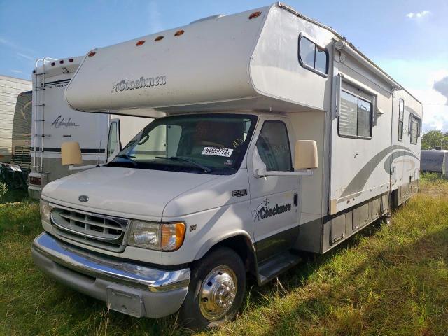 1FDXE45S12H****** - 2002 FORD COACHMEN WHITE photo 2