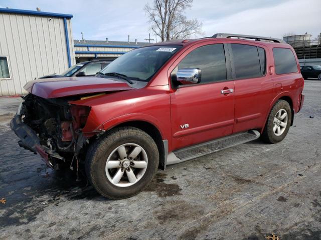 5N1BA08DX8N606641 - 2008 NISSAN ARMADA SE RED photo 1