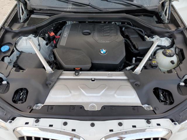 5UXTY3C07M9F07323 - 2021 BMW X3 SDRIVE3 Ақ фото 12