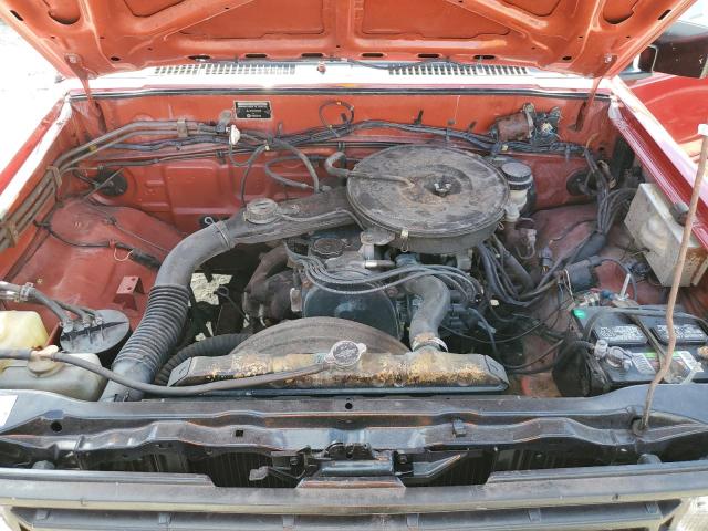 JB7FL24D4HP040563 - 1987 DODGE RAM 50 RED photo 11