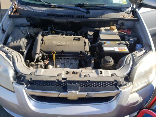 KL1TD5DE7AB080897 - 2010 CHEVROLET AVEO LS 银色 照片 11