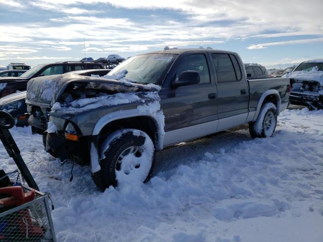 1B7HG48Z12S586417 - 2002 DODGE DAKOTA QUA GRAY photo 1