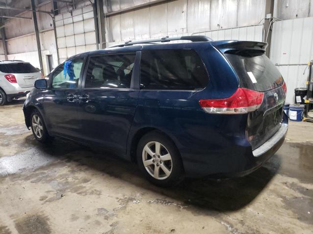 5TDYK3DC1BS171925 - 2011 TOYOTA SIENNA XLE TEAL photo 2