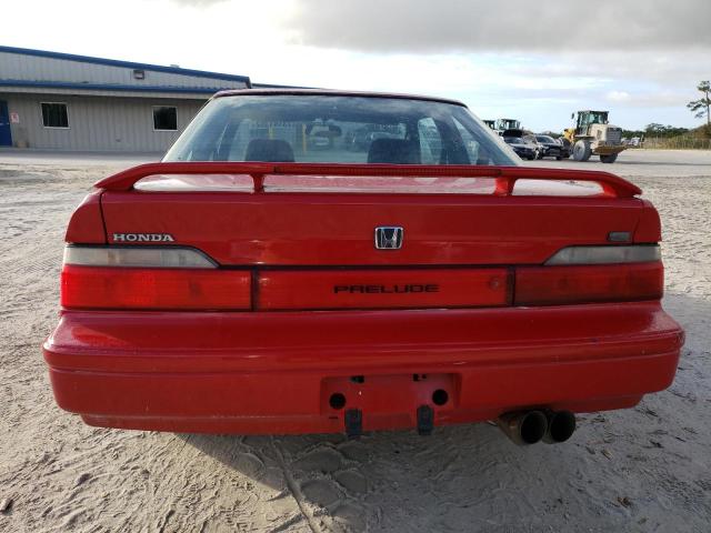 JHMBA4145MC013957 - 1991 HONDA PRELUDE SI RED photo 6