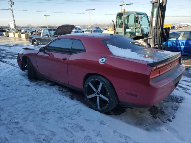 2C3CDYAG7CH106512 - 2012 DODGE CHALLENGER RED photo 2