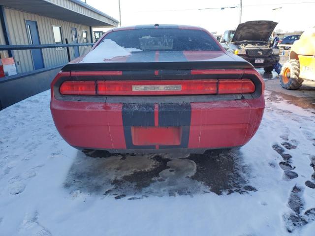 2C3CDYAG7CH106512 - 2012 DODGE CHALLENGER RED photo 6