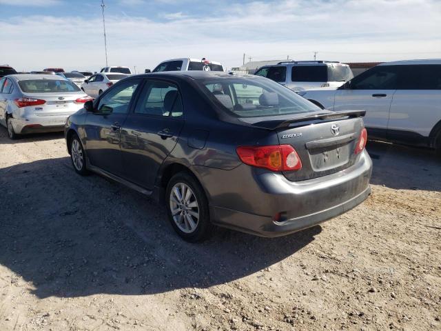1NXBU40E39Z099981 - 2009 TOYOTA COROLLA BA CHARCOAL photo 2