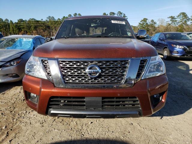 JN8AY2NF9J9333644 - 2018 NISSAN ARMADA PLA ORANGE photo 5