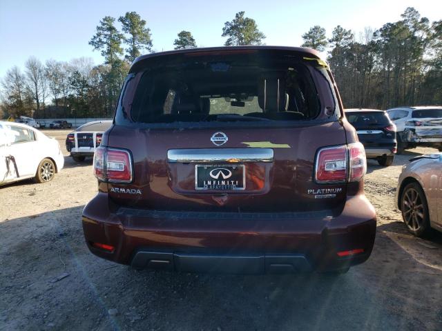 JN8AY2NF9J9333644 - 2018 NISSAN ARMADA PLA ORANGE photo 6