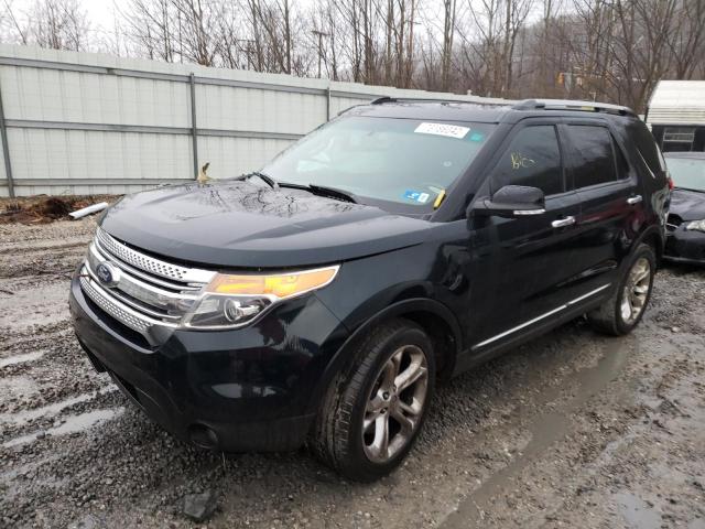 1FM5K8D84EGB16861 - 2014 FORD EXPLORER X BLACK photo 1